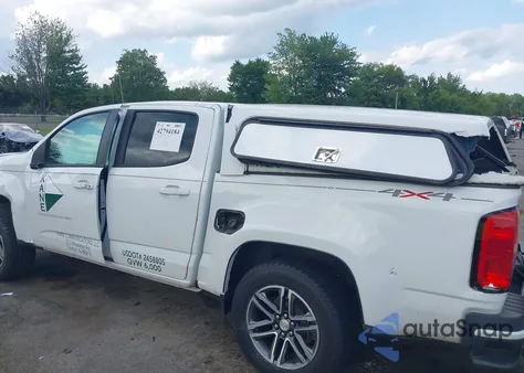 2021 Chevrolet Colorado 4Wd Short Box Wt из США, поврежденный, VIN 1GCGTBEN1M1156893
